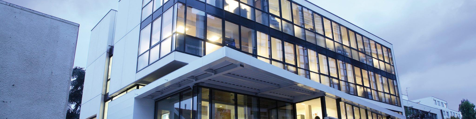 Façade bâtiment ville